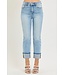 Lindy Light Risen Straight Cuffed Jeans