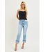 Lindy Light Risen Straight Cuffed Jeans