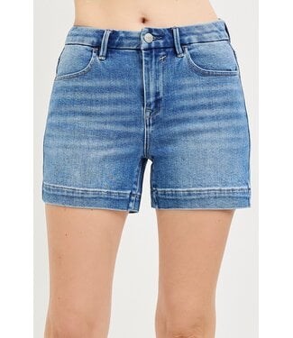 Risen Cocoa Medium High Rise Shorts