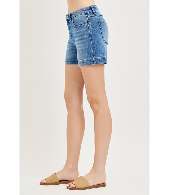 Cocoa Medium Risen High Rise Shorts