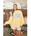Dilly Dally Yellow Reversible Sweatshirt