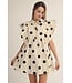 Andrea Ivory Polka Dot Dress