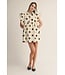 Andrea Ivory Polka Dot Dress