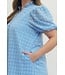 Grace Blue Eyelet Midi Dress