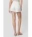 Claire White Vervet High Rise Mom Shorts