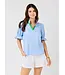 Jessica Light Blue Top
