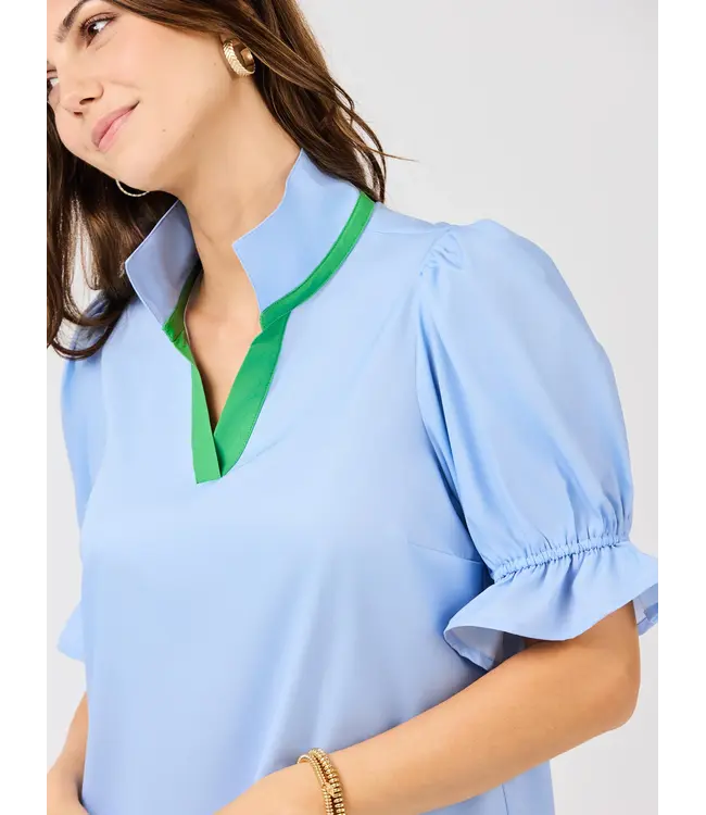 Jessica Light Blue Top