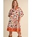 Sara Ivory Floral Dress