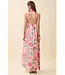 Kendra Pink Floral Maxi Dress