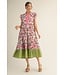 Britney Berry Floral Midi Dress