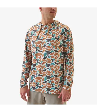 Burlebo Bayside Camo Performance Hoodie