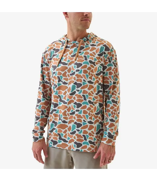 Burlebo Bayside Camo Performance Hoodie