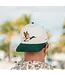 Cream & Green Flying Duck Cap
