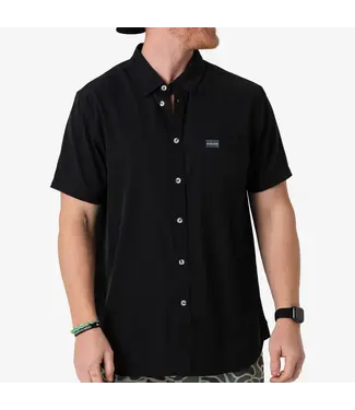 Burlebo Heather Black Performance Button Up