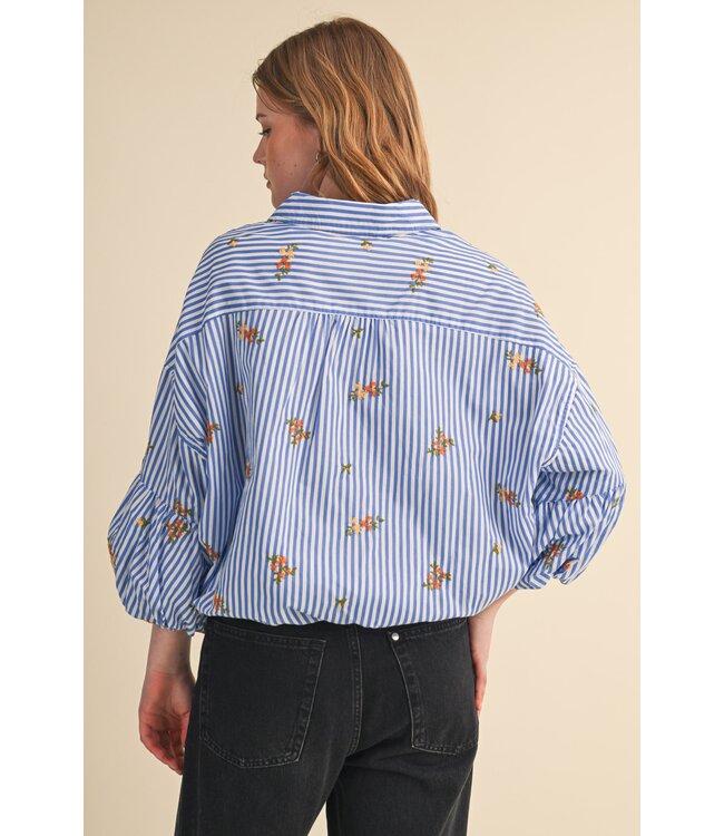 Lane Floral Embroidery Top
