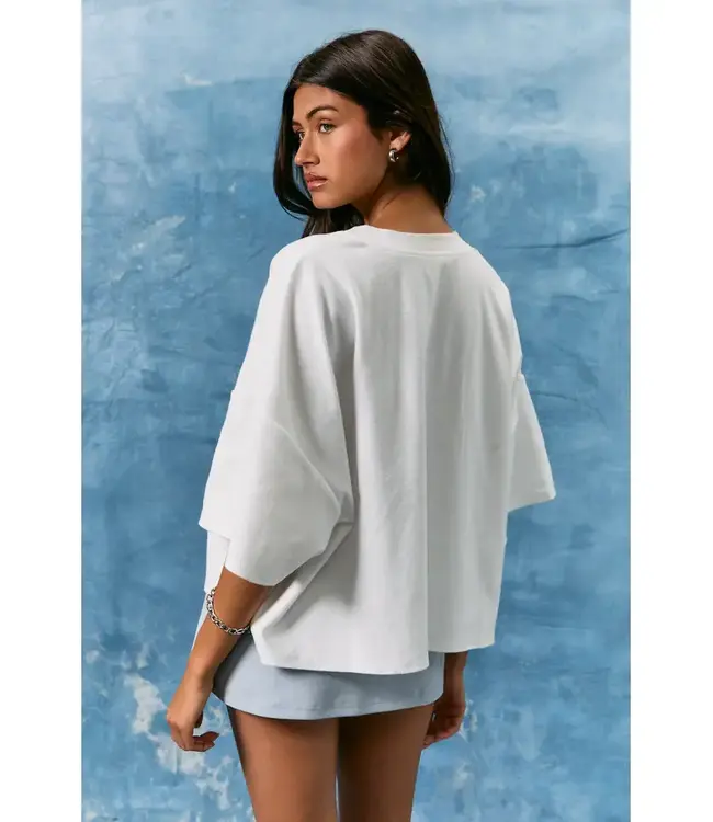 Bella White Summer Days Top