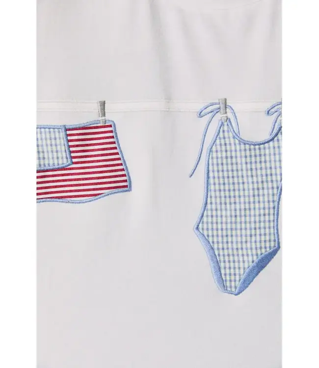 Bella White Summer Days Top