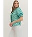 Victoria Green Animal Top