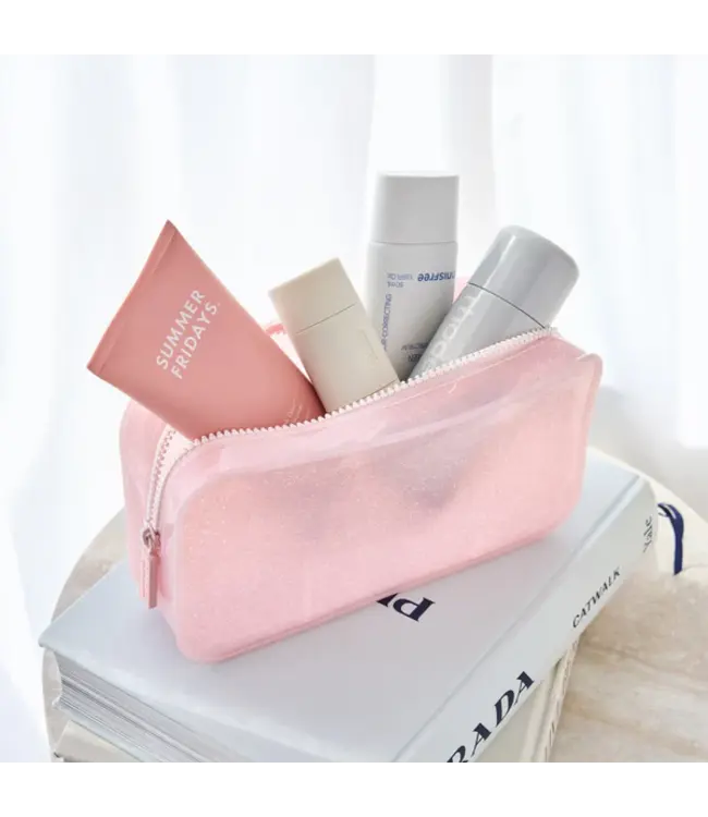 Case-Mate Ballet Pink Twinkle Make Up Bag