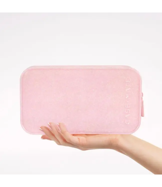 Case-Mate Ballet Pink Twinkle Make Up Bag