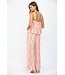 Summer Pink Wavy Stripe Bottoms