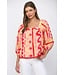 Jasmine Pink Sun Poplin Top