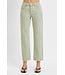 Sallie Pistachio Risen Mid Rise Straight Jeans
