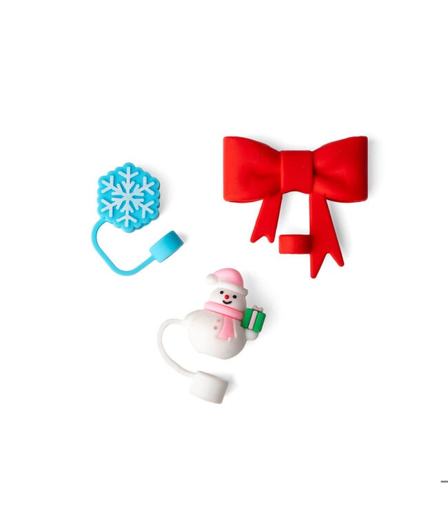 Sip & Sleigh Straw Topper Set