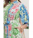 Rani Green Botanical Striped Dress