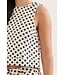 Sherry White Polka Dot Cropped Top