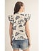 Jordan Cream Floral Top