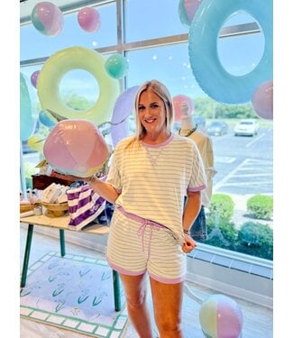 Jodifl Aspen Mint Striped Top