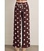 Alaina Brown Polka Dot Pants