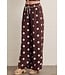 Alaina Brown Polka Dot Pants