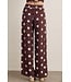 Alaina Brown Polka Dot Pants