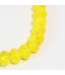 Sugar Bead Yellow Necklace