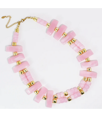 Treasure Jewels Blush Aura Necklace