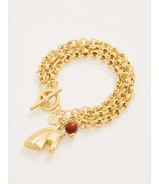 Spartina Gold Trixie Toggle Bracelet