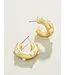 Spartina Chubby Hoop Earrings Gold