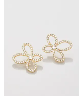Spartina Crystal Louise Flower Earrings