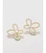 Spartina Crystal Louise Flower Earrings
