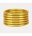 BuDhaGirl Gold All Weather Bangles Serenity Prayer