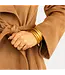 BuDhaGirl Gold All Weather Bangles Serenity Prayer