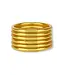 BuDhaGirl Gold All Weather Bangles Serenity Prayer