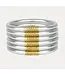 BuDhaGirl Silver All Weather Bangles Serenity Prayer