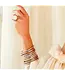 BuDhaGirl Champagne All Weather Bangles Serenity Prayer