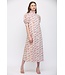 Jane Cream Floral Midi Dress
