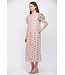 Jane Cream Floral Midi Dress