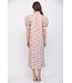 Jane Cream Floral Midi Dress