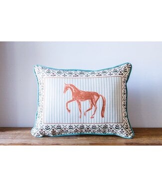 Desert Floral Horse Pillow